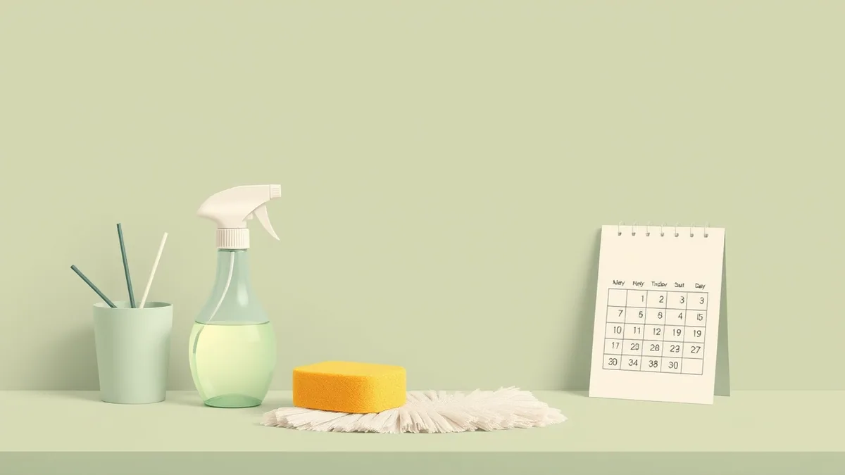 Cleaning Schedule Generator by OneHaus. Create a personalized cleaning routine for your home.