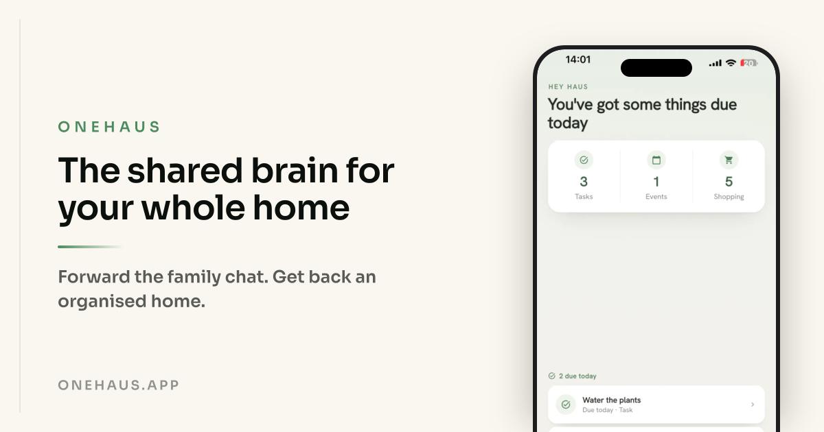OneHaus screenshot